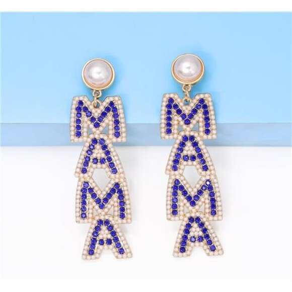 Faux Pearl & Rhinestone Statement Jewelry, Perfect Mom Gift - Picture 4 of 4